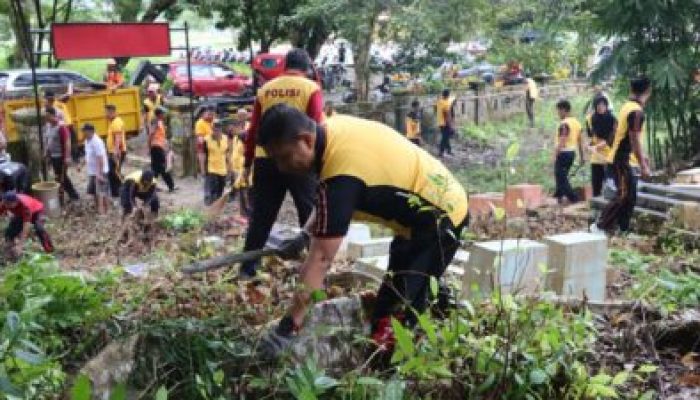 Sambut Hari Ulang Tahun Bhayangkara ke 79 Tahun, Polres Luwu Timur Laksanakan Bakti Religi