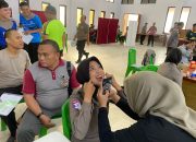 Biddokkes Polda Sulsel Lakukan Pemeriksaan Kesehatan Berkala Bagi Personel Polres Kepulauan Selayar