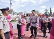 30 Personel Polres Pinrang Naik Pangkat, Kapolres Pimpin Upacara Korps Raport