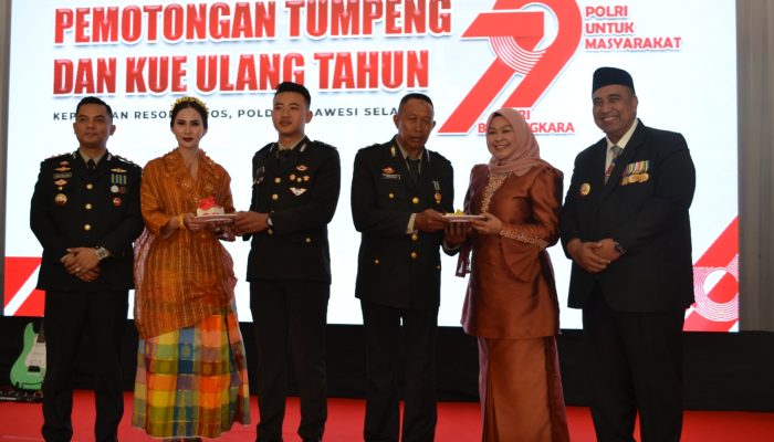 Polres Maros Gela Perayaan Semarak Hari Ulang Tahun Bhayangkara ke 79 Tahun