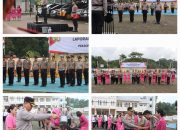 Kapolres Toraja Utara Pimpin Upacara Laporan Kenaikan Pangkat 15 Personel Polri Periode 1 Juli 2025