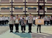 Kapolres Gowa Pimpin Upacara Penyerahan Penghargaan Juara 1 Pos Satkamling Tingkat Polda Sulsel Tahun 2025