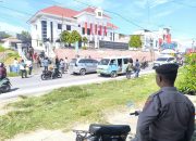 Polres Majene Amankan Aksi Damai KAMRI di Depan Kantor Kejaksaan