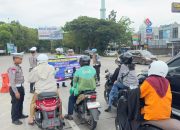 Sat Lantas Polres Maros Sosialisasi Pelanggaran Prioritas Operasi Patuh Pallawa