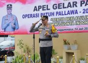 Kapolres Gowa Pimpin Apel Gelar Pasukan Operasi Patuh Pallawa 2025
