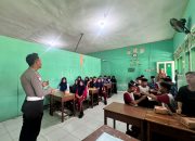 Bangun Kesadaran Berlalu Lintas Sejak Dini, Polres Majene Gelar Sosialisasi Tertib Lalu Lintas di MTs Guppi Majene