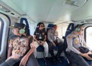Kapolres Parepare bersama Walikota Lakukan Patroli Menggunakan Helipad, Pantau Kondisi Kamtibmas dari Udara
