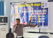 Sat Lantas Polres Maros Sosialisasi Pelanggaran Prioritas Operasi Patuh ke Pelajar SMK
