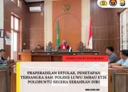 Praperadilan Ditolak, Penetapan Tersangka Sah: Polres Luwu Imbau Etik Polobuntu Segera Serahkan Diri
