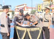 Jabatan Kapolsek Watang Pulu Diserahterimakan, ini Harapan Kapolres Sidrap