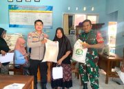 Sinergitas TNI-Polri Terlihat dalam Penyaluran Bantuan Pangan CBP di Kelurahan Labuang Majene