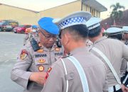 Siporopam Polres Gowa Gelar Gaktiblin Personel Satlantas Sebelum Bertugas di Lapangan