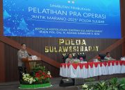 Wakapolda Sulbar Pimpin Latpra Ops Antik Marano 2025, Ini Harapannya