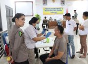 Pemeriksaan Kesehatan Berkala, Kapolres Tana Toraja : Pastikan Kondisi Fisik Personil Prima