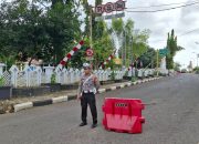 Polantas Bone Laksanakan Pam Aksi Damai di Lapangan Merdeka Watampone