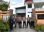 Pastikan Keamanan Proses Ibadah Umat Kristiani, Polres Majene Berjaga Disekitar Gereja dan Rumah Ibadah