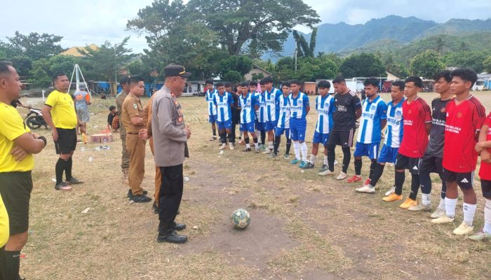 Polsek Sendana Amankan Grand Final Turnamen Sepak Bola Antar Desa dalam Rangka HUT ke-80 RI