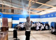 Unit Kamseltibcarlantas Polres Majene Sosialisasikan Tertib Berlalu Lintas kepada Santri MTS Pellattoang