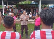 Polsek Malunda Kawal Ketat Turnamen Sepak Bola se-Kecamatan Malunda