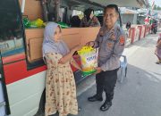 Sediakan Beras harga Terjangkau, Polres Majene Gelar Gerakan Pangan Murah di Desa Pamboborang