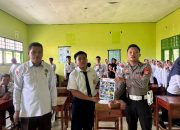 Unit Kamseltibcarlantas Polres Majene Sosialisasikan UU LLAJ kepada Santri MTS GUPPI Ulidang