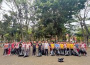 Wujudkan Lingkungan Bersih dan Nyaman, Kapolres Tator Pimpin Giat Kurvey di Pasar Seni Makale