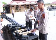 Pastikan Layak dan Siap Pakai, Kapolres Majene Cek Kendaraan dan Perlengkapan Operasional