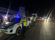 Satlantas Polres Majene Gelar Patroli Blue Light, Antisipasi Pelanggaran Lalu Lintas dan Balapan Liar
