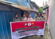Polwan Polres Selayar Gelar Bakti Sosial dan Anjangsana Peringati HUT ke-77