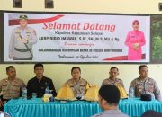 Kapolres Selayar di Polsek Bontomanai, Dorong Profesionalisme Tebar Kepedulian Sosial dan Lingkungan