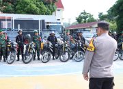 Kegiatan Patroli Siang hari Gabungan TNI -POLRI dalam rangka Pemeliharaan Kamtibmas di Wilayah Kab.Majene.