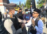 Polres Majene Amankan Aksi Solidaritas Perjuangan Masyarakat Majene Berlangsung Damai