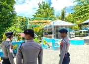 Personel Samapta Polres Majene Gelar Patroli Kamtibmas di Objek Wisata Puncak Raja Bunga