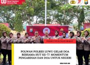 Polwan Polres Luwu Gelar Doa Bersama HUT ke-77: Momentum Pengabdian dan Doa untuk Negeri