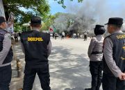 Polres Maros Siagakan Tim Kedokteran Kepolisian pada Pengamanan Unjuk Rasa Aliansi Buruh dan Mahasiswa