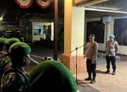 Patroli Gabungan TNI – Polri, Jaga Situasi Kamtibmas di Kota Pinrang