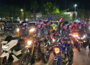 Polres Wajo Gelar Patroli Skala Besar Hingga Malam Hari, Wujudkan Kamtibmas Aman dan Kondusif