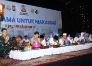 Kapolrestabes Hadiri Doa Bersama Forkopimda dan Organisasi Kepemudaan Se-Kota Makassar