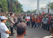 Kapolres Gowa Turun Langsung Kawal Aksi Unjuk Rasa Aliansi Cipayung Plus