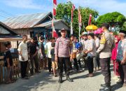 Personel Polsek Banggae Amankan Kegiatan Pissawe To Tamma Saat Peringatan Maulid Nabi di Salabose