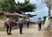 Jaga Kamtibmas, Samapta Polres Majene Gelar Patroli di Wisata Pantai Dato dan Pantai Munu