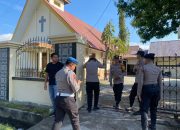 Pastikan Kemanyamanan Ibadah Umat Kristiani, Polres Majene Gelar Patroli di Sejumlah Gereja
