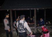 Antisipasi Aksi Kriminal, Samapta Polres Majene Gelar Patroli Malam di Wilayah Labuang dan Pantai Barane