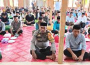 Pererat Tali Silaturrahmi, Bhabinkamtibmas Malunda Hadiri Peringatan Maulid Nabi di Masjid Baitul Mukminin