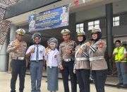 Dirlantas Polda Sulsel Bertindak Sebagai Irup di SMAN 1 Makassar, Sampaikan Himbauan Kamseltibcarlantas