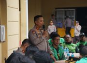 Ratusan Komunitas Ojol di Maros Silaturahmi dengan Kapolres Maros, Sampaikan Solidaritas untuk Affan Kurniawan