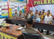 Kapolres Sinjai Pimpin Anev Kamtibmas dan Pelaksanaan Tugas.
