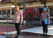 Wakapolres Pinrang Pimpin Apel Pagi, Tegaskan Kedisiplinan Personel