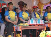Kapolres Mamasa Bersama Ibu Ketua Bhayangkari Cabang Mamasa Hadiri Pembukaan Turnamen Sepak Bola Bupati Cup V Tahun 2025