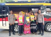 Polres Majene Gelar Gerakan Pangan Murah di Lingkungan Pappota, Sediakan 100 Karung Beras SPHP Harga Terjangkau